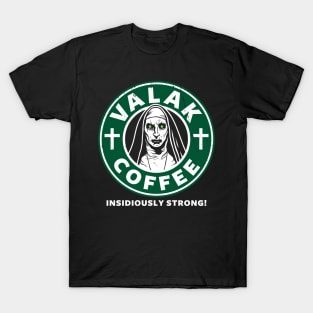 Scary Black Coffee Gift For Horror And Coffee Lovers T-Shirt